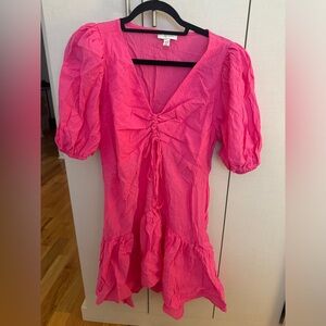 ASOS hot pink mini dress